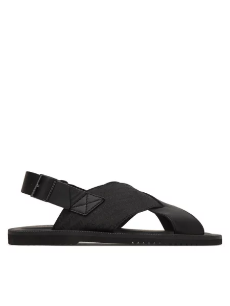 Sandály Emporio Armani černé