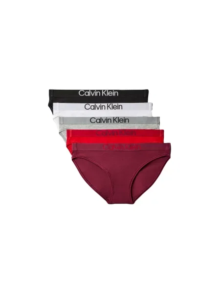 Calvin Klein Underwear Slip gri / roșu / roșu burgundy / negru alb
