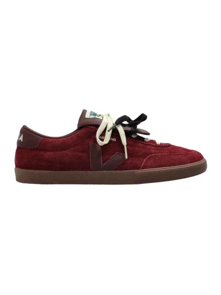Sneakersy Veja zamszowe czerwone