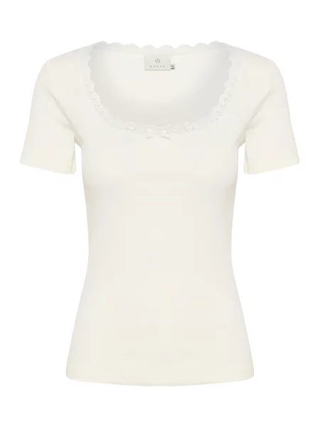 Kaffe Tricou Maibritt' alb
