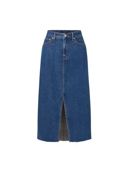 Spódnica maxi Veronica Beard do kolan niebieska