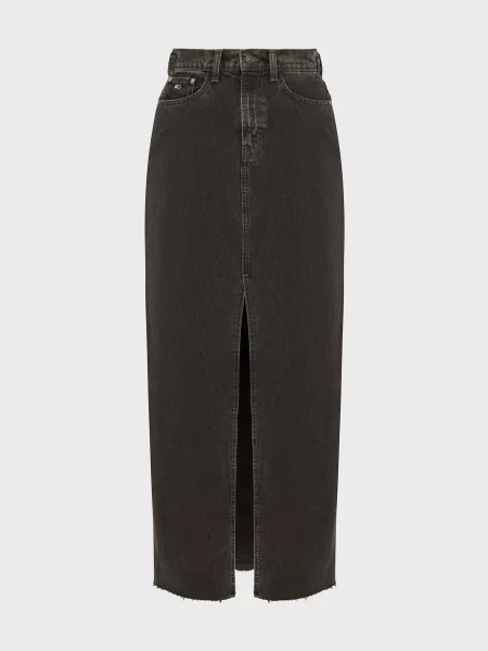 Джинсовая юбка Tommy Jeans черная