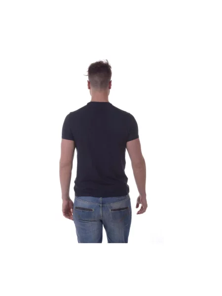 Koszulka Armani Jeans z nadrukiem casual niebieska