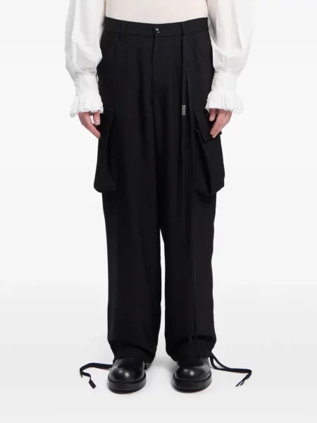Pantaloni cargo Ann Demeulemeester negru