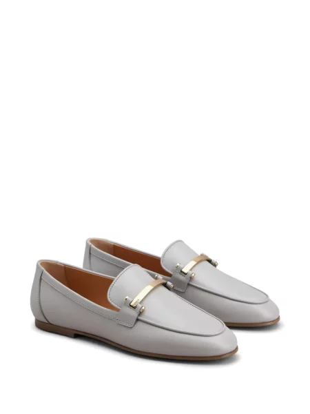 Pantofi loafer Tod's din piele gri