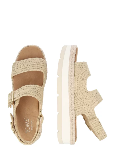 TOMS Sandale GIANA nisipiu