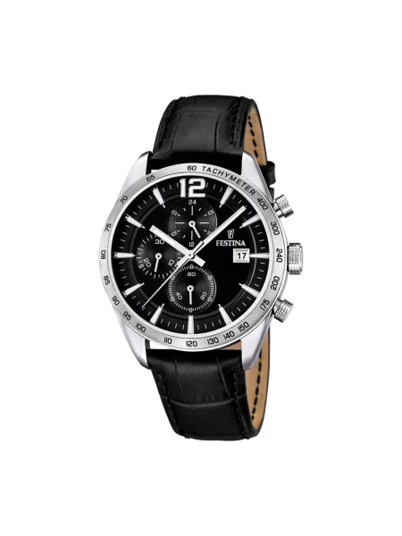 FESTINA Analogové hodinky Chronograph TIMELESS CHRONOGRAPH' černá