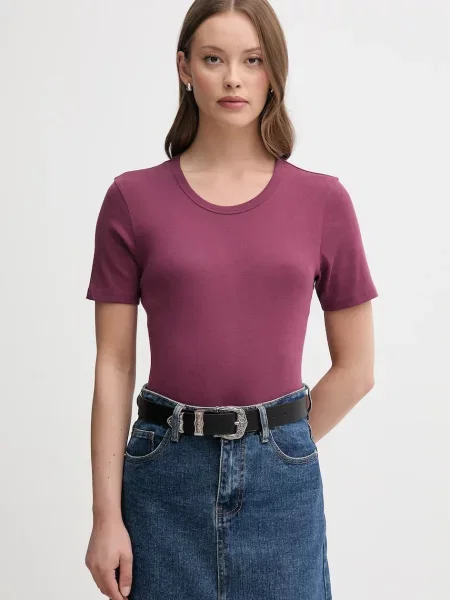Тениска United Colors Of Benetton виолетово