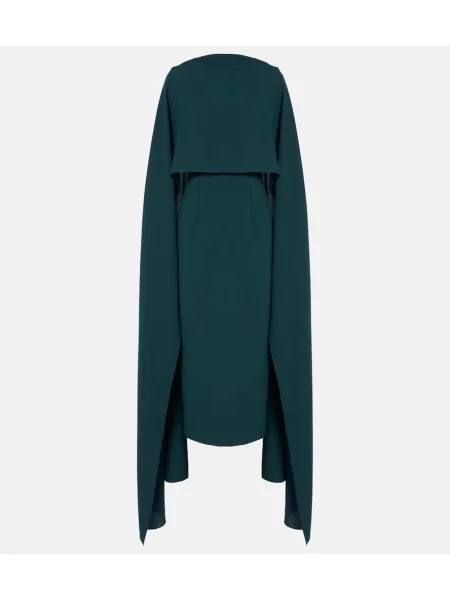 Midi obleka Roksanda zelena