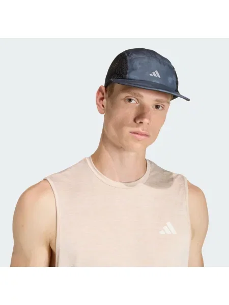 ADIDAS PERFORMANCE Sportovní kšiltovka Running Graphic marine modrá černá