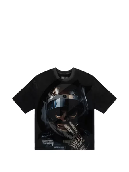 Tricou Godspeed cu imagine negru