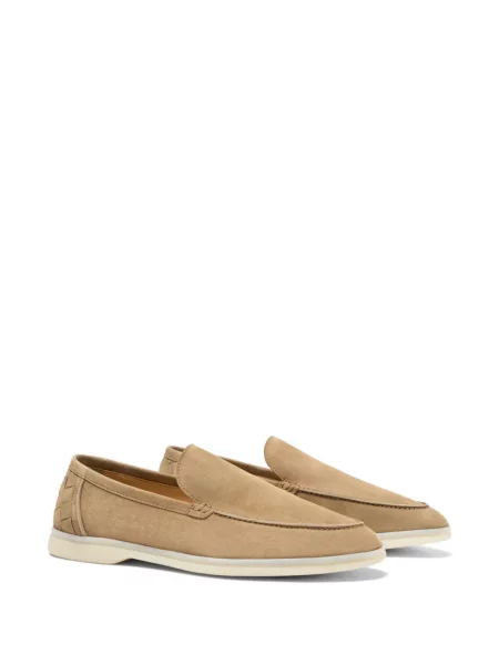 Pantofi loafer Scarosso din piele de căprioară