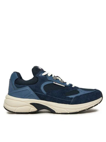 Tommy Jeans Sportcipők The Coney Suede sötétkék