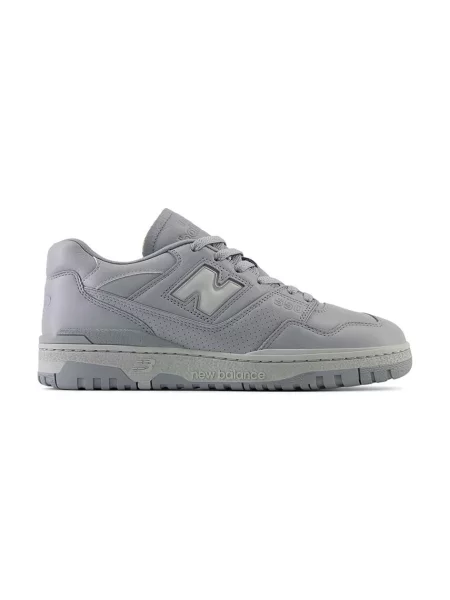 Кожени маратонки New Balance сиво