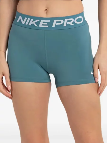 Tělocvična kostkované kraťasy Nike s vysokým pasem šedé