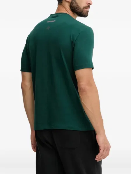 Majica Ea7 Emporio Armani s autogramom zelena