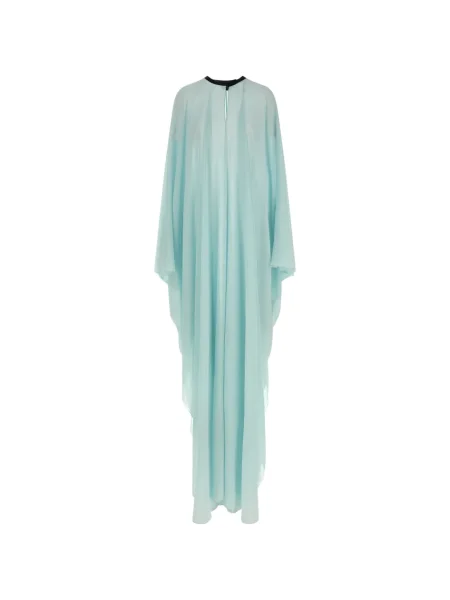 Rochie Tom Ford din piele transparente albastru