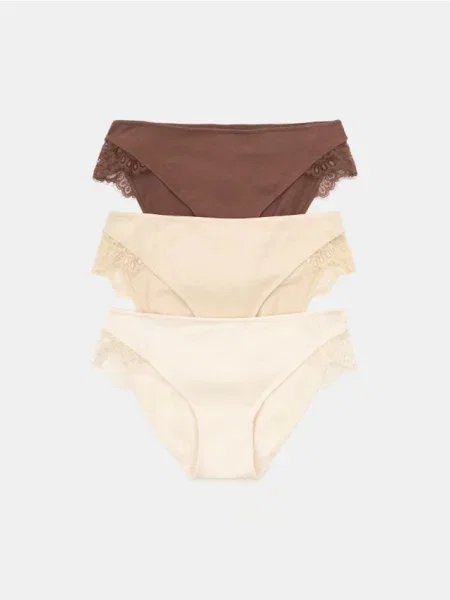 Трусики набір з 3 штук різнобарвний