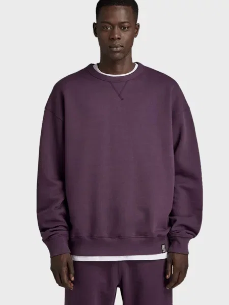 Світшот G-star Raw фіолетовий
