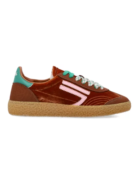 Sneakersy Puraai zamszowe brązowe