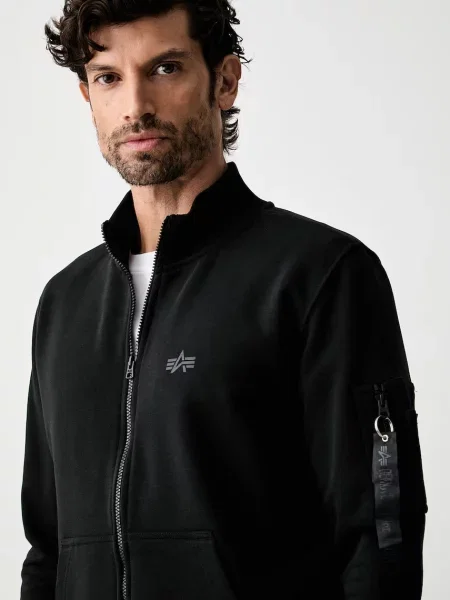 Alpha Industries melegítőfelső férfi pamuttal DTM Mid fekete