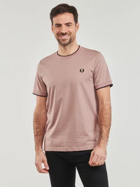 Tricou Fred Perry roz