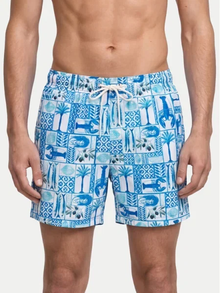 Jack & Jones Pantaloni scurți pentru înot Maui Vibes gri