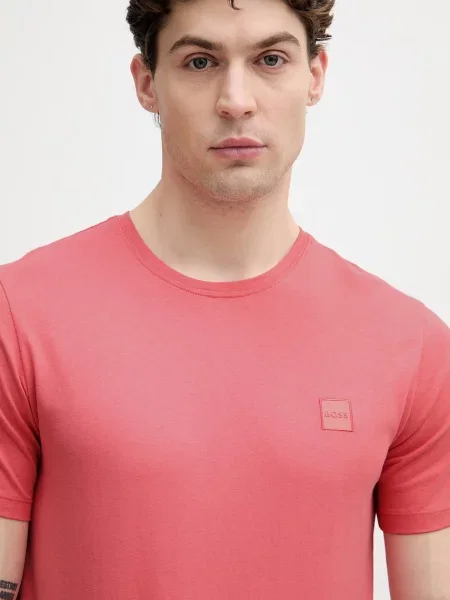 Футболка Boss Orange для бега оранжевая