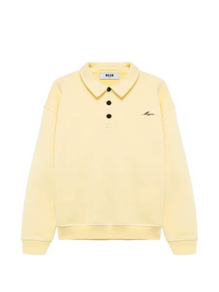 Top Msgm cu autograf galben