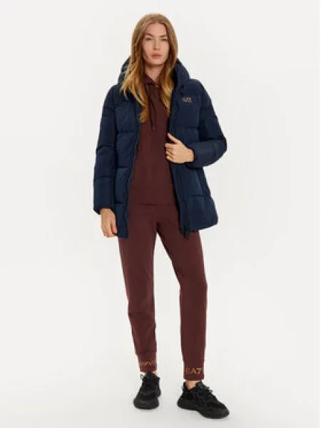 Emporio Armani Vatovaná bunda Tmavomodrá