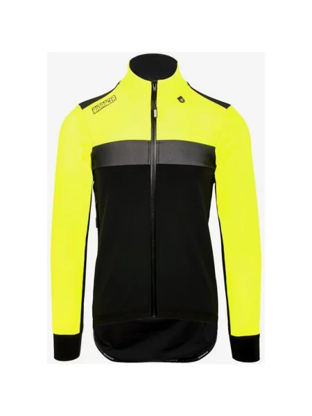 Kurtka Bioracer Spitfire Tempest Protect Fluo w kolorze czarnym fluorowożółtym S czarna