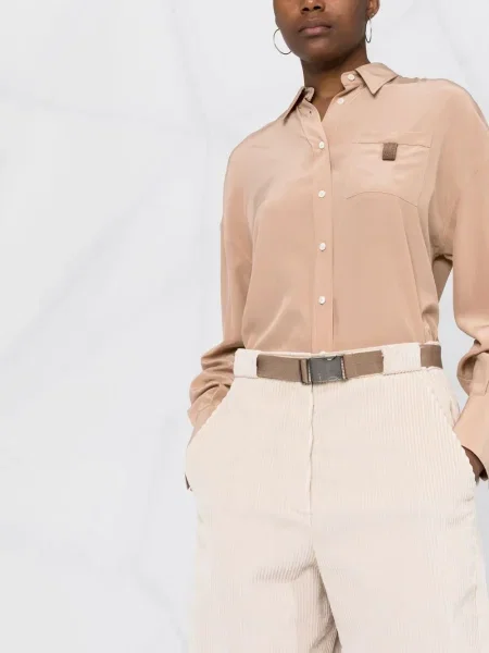 Копринена риза Brunello Cucinelli