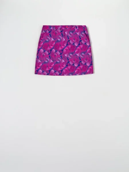 Трапеция юбка мини Sinsay