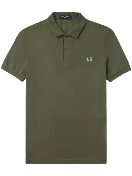 Tricou polo Fred Perry cu autograf verde