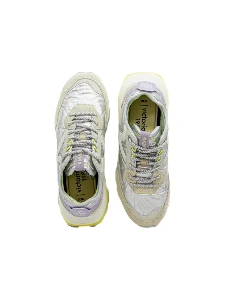 Sneakerși Victoria argintiu