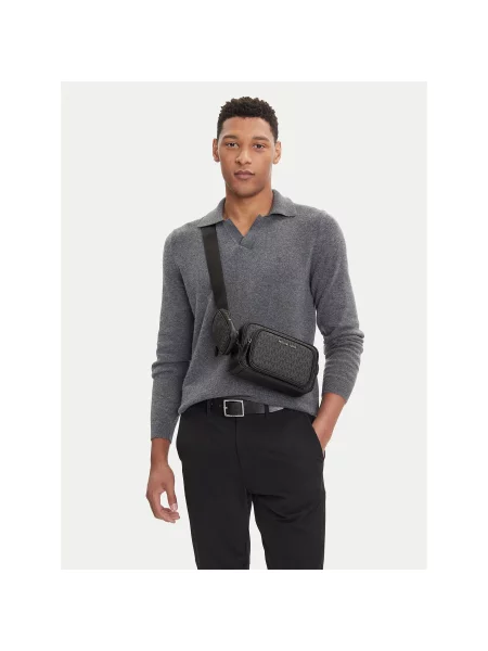 Michael Kors Torba za čez ramo siva črna