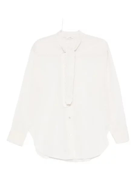 Cămașă Forte_forte cu volane alb
