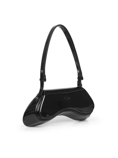 Torebka crossbody Diesel biznesowa czarna