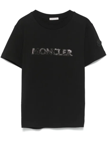 Tricou Moncler de cristal negru