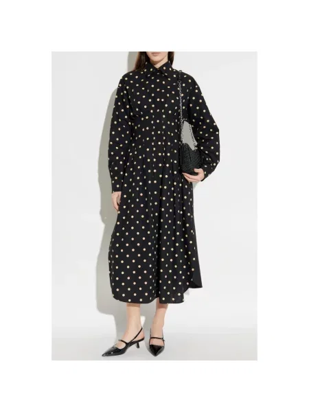 Sukienka Moschino w grochy czarna