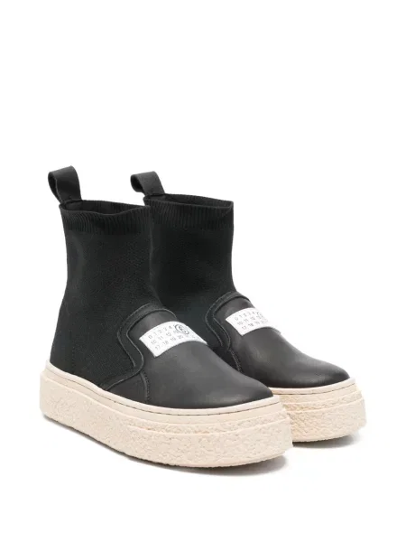 Botki dziecięce Mm6 Maison Margiela czarne