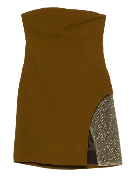 Rochie The Attico plasă verde