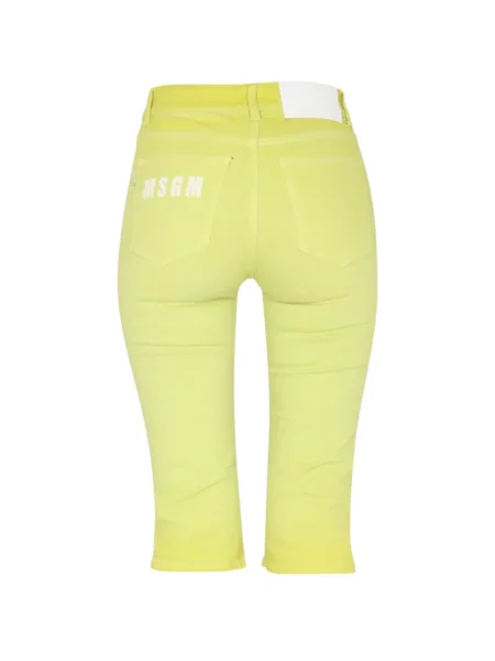 Blugi crop Msgm verde