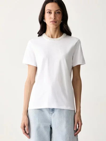 Karl Lagerfeld tricou pentru femei din alb