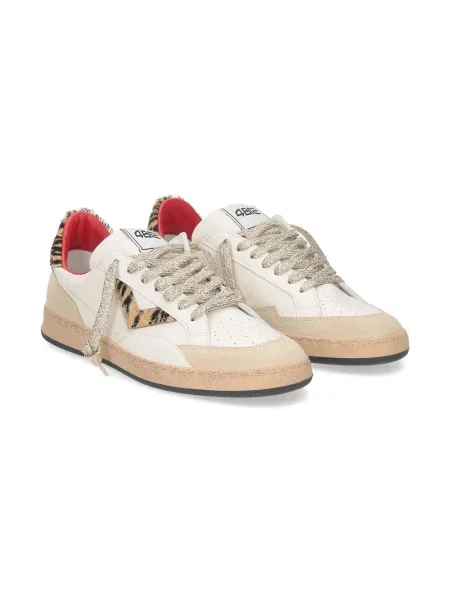 Sneakersy 4b12 skórzane białe