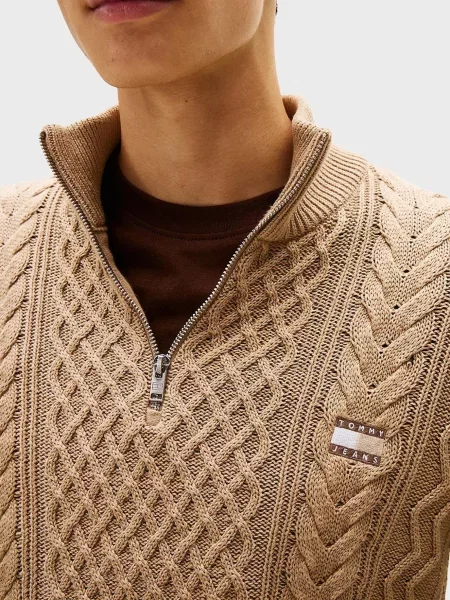Светр Tommy Jeans бежевий