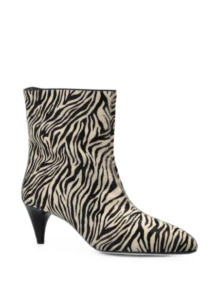 Cizme scurte Isabel Marant cu imagine cu model zebră