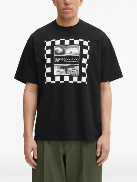 Tricou Neighborhood cu imagine negru