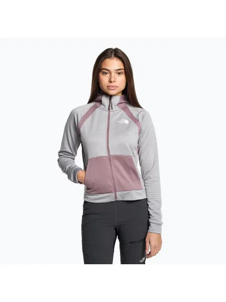 Дамски трекинг суитшърт The North Face Ma Full Zip Fleece meld grey/fawn grey сиво
