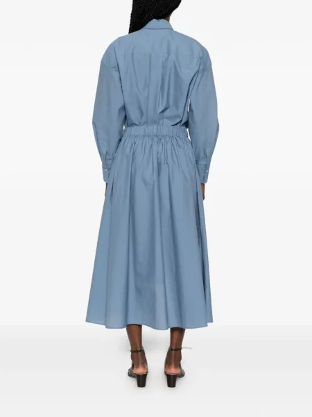 Rochie midi Brunello Cucinelli albastru